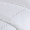 thumbnail image 2 of Noaman Full/Queen 500 Thread Count 100% Cotton Sateen Embroidered Comforter Set, 5-Piece Hotel Luxury Bedding Set with Duvet Cover & Shams, White, 2 of 19