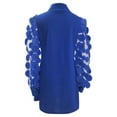 thumbnail image 3 of WILLBEST Robe Courte Jaune Femme Décontractée Robe Unie Mesg Manches Longues Col Roulé Robe Pull Mode Ample, 3 of 4