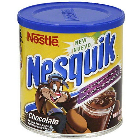 Nestle Nesquik Chocolate Drink Mix, 14.1 oz (Pack of 12)
