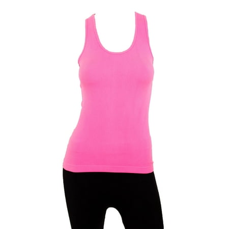 - Musa Women's Ribbed Racerback Stretch Tank Top