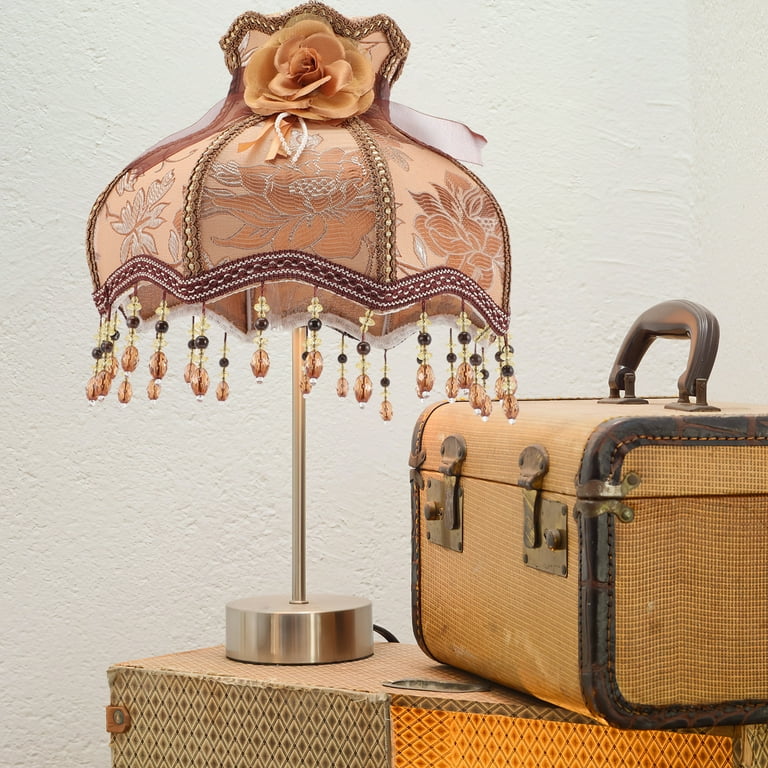 Retro table on sale lamp shades