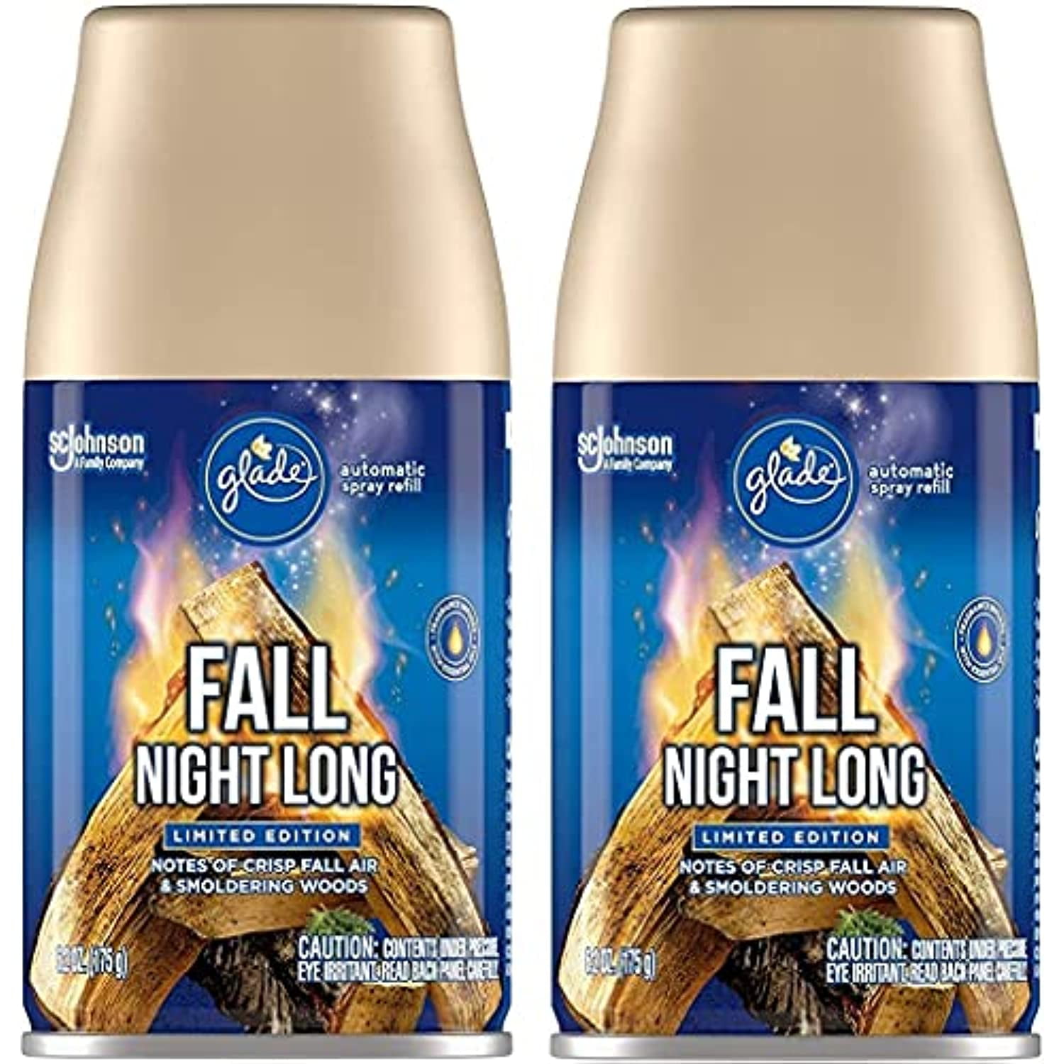 Bundle Glade Limited Edition Fall Night Long Automatic Spray 2 Count 6.