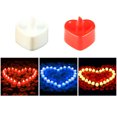 thumbnail image 4 of YAOMOBB Bridal Shower Decorations Romantic LED Tealight Candles 24Pcs Set with Artificial Flower Petals Heart Shape Home Decoration Light Kit, 4 of 7