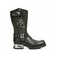 thumbnail image 2 of New Rock Mens Boots MR030-S1 Black Western 100% Leather Gothic Platform Shoes 42, 2 of 6