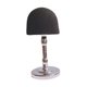thumbnail image 3 of Soporte para peluca, soporte para cabeza de modelo, soporte decorativo para exhibición de sombreros de mesa con cúpula, soporte de exhibición para cen negro y plateado, 3 of 8