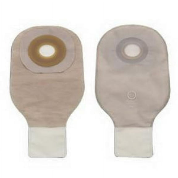 Premier Flextend Ostomy Pouch, One-Piece System, 12 Inch Length, 2 Inch Stoma, Flat, Drainable, 10 Count