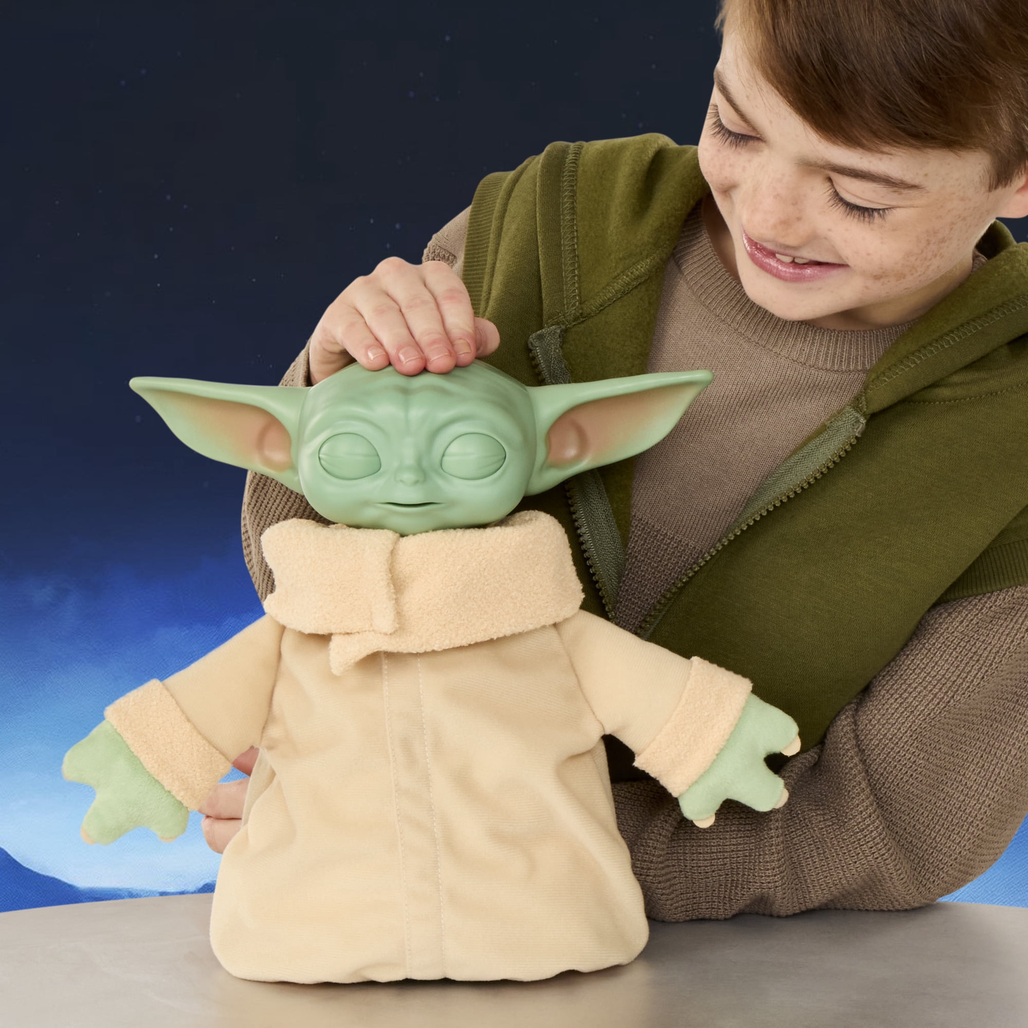 Star Wars Action Buddy Grogu Animatronic, 10-Inch Interactive Toys, Star Wars Toys, Birthday Gifts, Ages 4+