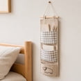 thumbnail image 6 of Hanging Pocket Organizer, Wall Mount Storage Bag, Foldable Door Caddy, Durable Tear Proof Fabric and Sturdy Hanging Rope for Dorm Rooms, Bathroom Walls, and Bedroom Closets., 6 of 7