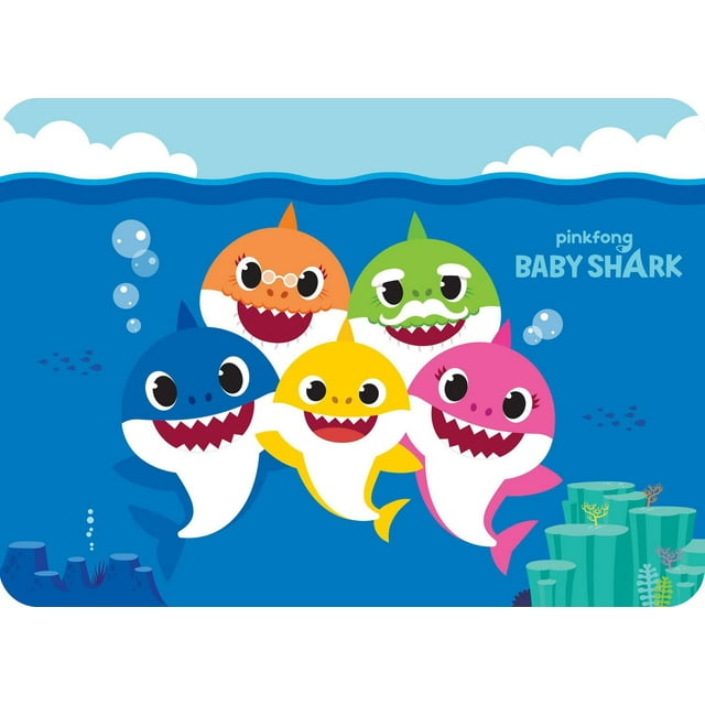 Baby Shark "Sharky Family' Placemat