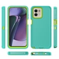 thumbnail image 5 of Xhy Moto G Stylus 5G 2023 Case with Screen Protector and Belt Clip Holster Military Grade Heavy Duty 3 in 1 Shockproof Armor Rugged Durable for Motorola G Stylus 5G 2023 Phone - Green+Yellow, 5 of 8