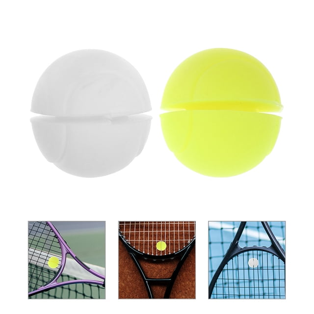 RENACLIPY 2pcs Plastic Tennis Racket Dampener Vibration Absorber For All Rackets Easy To Use Tennis Accessories
