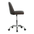 thumbnail image 3 of ESTELLE Office Desk Chair Armless, 18"-24" Adjustable Height for Home Office, Conference Room, Bar, Waiting Area, Coffee Diamond, 3 of 6