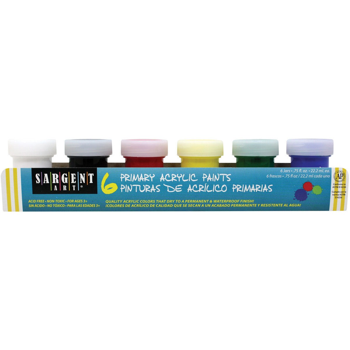 Acrylic Paint Set 6/PkgPrimary Walmart Canada