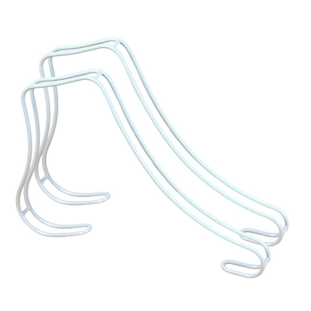 TISHITA 2Pcs Sandal Shoe Store Display Stand Inserts Shoe Supports for Shop Shopping White