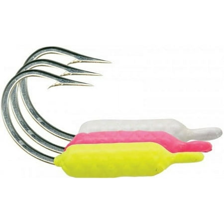 UPC: 0023534028531 | Mustad YT766-1/32-PK-10 Yellowtail Jig Head 1/32 oz Size 2 Hook Pink