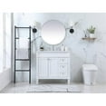 thumbnail image 6 of 36 inch single bathroom vanity in white, 6 of 8