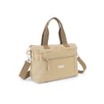 thumbnail image 2 of Gustave Women's Nylon Crossbody Shoulder Bag Multi Pockets Tote Handbag Purse Casual Lightweight Top Handle Satchels for Travel Work Daily - Khaki, 2 of 8