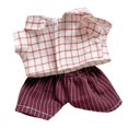 thumbnail image 2 of Mini ropa de muñeca de 6 pulgadas, ropa de accesorios de muñeca, pantalones cortos de muñeca, ropa de muñeca para niños, muñeca colgante, edad de 5 a traje rojo, 2 of 8