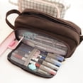 thumbnail image 4 of Sidaley Bolsa de lápices portátil para estudiantes de escuela, bolígrafos de apartamento, estuche de almacenamiento de herramientas de maquillaje, Type2 NO2, 4 of 6