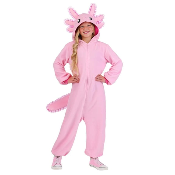 Kid's Pink Axolotl Costume