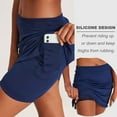 thumbnail image 2 of Ekouaer Skort Golf Skirts for Women Tennis Athletic Skirt Inner Shorts Pocket Floral Running Workout Sports Skorts, 2 of 6