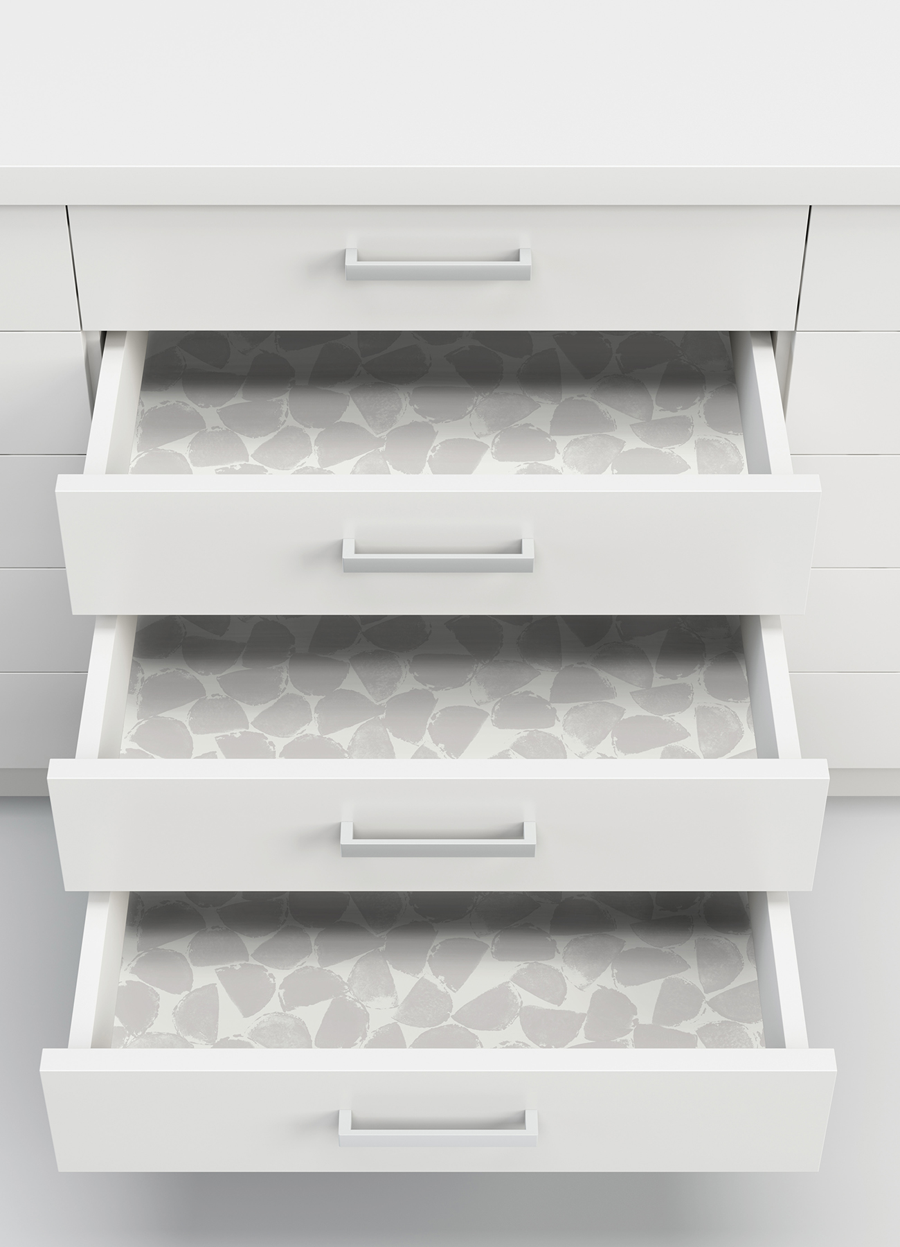 InHome Bliss Print Grey Peel & Stick Wallpaper