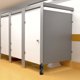 thumbnail image 4 of unbranded Soporte Negro Para Divisor Con Estructura Robusta Para Puertas De Sanitarios Públicos, 4 of 8