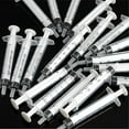 10x 3mL Plastic Syringe Injector Liquid Ink Luer Slip Tip Plant Sterile ...