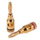 thumbnail image 4 of Conectores Cable de datos Conectores de Cable de altavoz de Audio Musical con enchufes de plátano chapados en oro de 2 uds Likrtyny Para estrenar, 4 of 8
