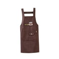 thumbnail image 3 of Abbracc Apron Professional Adjustable Work Apron with Pockets Soft Cooking Apron Cooking Coffee, 3 of 9