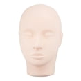 thumbnail image 3 of de cabeza de silicona para pestañas, tacto suave, herramientas de práctica de párpados, cabeza de maniquí de cabeza de práctica para injertar shamjiam Cabeza de práctica, 3 of 5