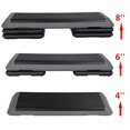 thumbnail image 3 of HomGarden 43" Adjustable Aerobic Stepper Workout Step w/ 4 Risers Fitness & Exercise Platform Trainer Stepper, 3 of 5