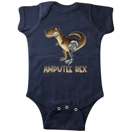 

Inktastic Limb Loss Awareness Amputee Rex with Prosthetic Leg Gift Baby Boy or Baby Girl Bodysuit