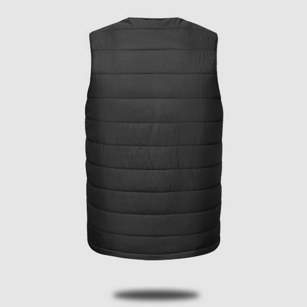 Gilet chauffant Usb noir pour homme et femme, vêtement thermique