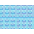 thumbnail image 1 of Ahgly Company Machine Washable Indoor Rectangle Transitional Tron Blue Area Rugs, 8' x 12', 1 of 7