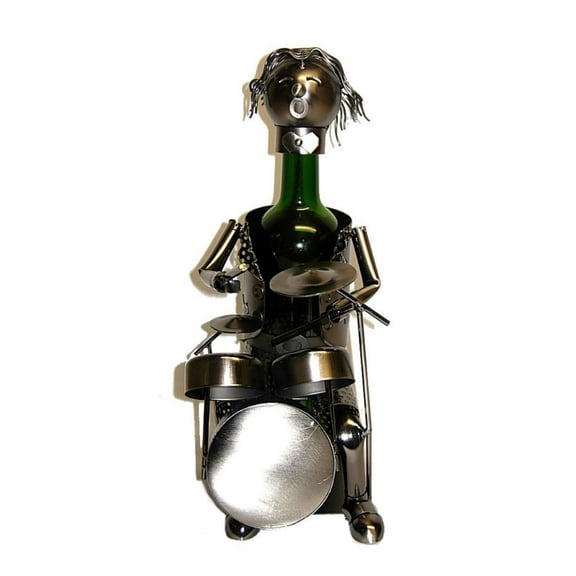 3starimex Wine Bottle Holder Drummer Wine Caddy