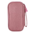 thumbnail image 1 of Organizador electrónico de viajes Unique Bargains para cables, organizador de cables para cargador de teléfono y auriculares, color rosa 7.48"x2.36"x4.33", 1 of 6