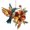 Hummingbird-3, variant on HomelyJoy Hummingbird Gifts for Women Acrylic Suncatcher Colorful Hummingbird Window Hanging Decor Stained Glass Style Bird Ornament for Mom Home Garden, 1 pc