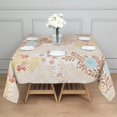 thumbnail image 2 of 42x42 Inch Waterproof Square Tablecloth, Thickened Polyester Table Cover for Dining & Parties, Floral Print, 2 of 6