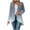 Purple, variant on Womens Casual Lightweight Gradient Striped Print Loose Long Sleeve Open Front Cardigan Coat Top Light Blue XL(XL)