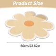 thumbnail image 4 of BinKFF Round Shower Mat Flower Mat, Shower Mat Non Slip Without Suction Cups, 27.5 Inch, Bath Mat for Textured Tub Surface, Bathroom, Bathroom, Quick Drying, 4 of 9