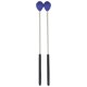 thumbnail image 1 of par de mazos de marimba para teclado mediano, cabeza de hilo duro azul con mango de haya (azul), 1 of 7