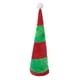 thumbnail image 4 of Gorro de elfo navideño, zapatos de elfo de Papá Noel y medias de rayas navideñas para disfraz de fiesta navideña para adultos, pantimedias, sombrero y zapatos, 4 of 4