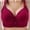 Red, variant on Wireless Seamless Bra for Women JIANLAI Supportive Wireless Push Up Bra Full Coverage No Underwire Seamless Plus Size for Older Women Beige