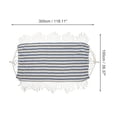 thumbnail image 4 of Hamaca de prevención de vuelcos duradera para exteriores de 118.11" de longitud, azul y blanco, 4 of 6