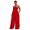 Red, variant on EASYBRAUS Wide Leg Jumpsuit Women Chiffon Romper S-XXL Summer Casual Outfit