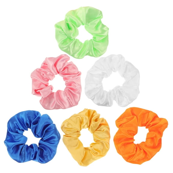 WORGEOUS  6 PCS Bun Hair Pins LED Luminous Tie Fashion Accessories Colorful Ties