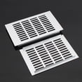 thumbnail image 1 of Goodhd 150mm Aluminium Rectangular Cabinet Wardrobe Air Vent Grille Ventilation-Cover, 1 of 4
