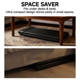 thumbnail image 4 of Alvantor 3-in-1 Compact Under Desk Treadmill, Quiet Walking Pad for Home & Office, 2.25HP Motor, Remote Control, LED Display, 200 lbs,(Silver/Black), 4 of 7