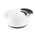 thumbnail image 3 of Huayishang Mixing Bowls Salad Cooking Bowl Three-Piece Set Kitchen Mixing and Basin Washing Basin Soft Bottom Non-Slip Cleaning Basin Thick White, Kitchen Essentials Clearance Sale, 3 of 4